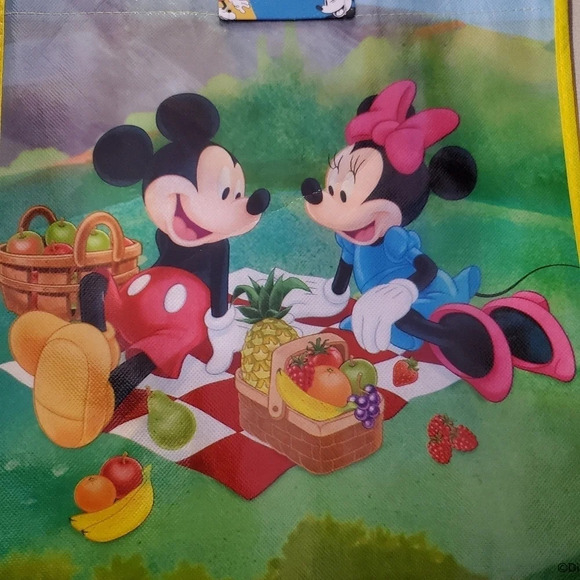 Legacy Disney Mickey Mouse and Friends Reusable Tote Shopping Bag Picnic - Picture 3 of 6